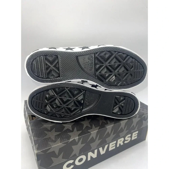 Converse Miley cyrus Chuck Taylor All Star High Top White Patent Black Hi Stars - Picture 6 of 11